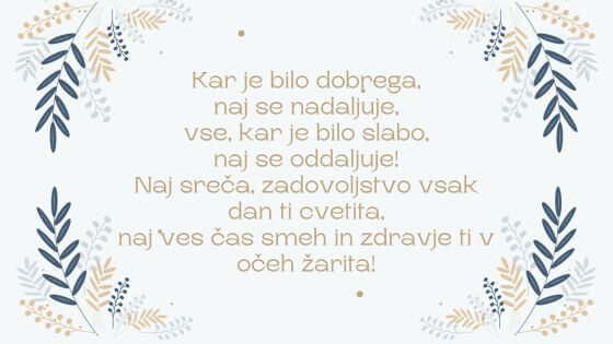 kratka voščila za 40 let
