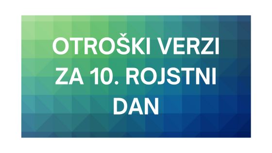Otroški verzi za 10. rojstni dan