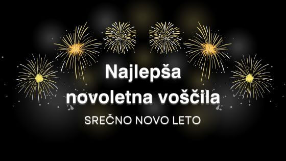 Novoletna voščila s slikami 2025/2026